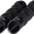 Khrome Werks Air Cushion Edge Tip Grips Black #500150 Harley Davidson