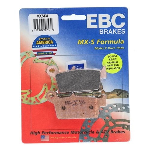 Ebc Mxs Series Moto-X Race Brake Pads Rear #MXS131