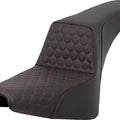 Saddlemen Step-Up HC Seat Red Stitch #284703 Harley Davidson FXBB/FXBBS/FXST