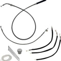 Fat Baggers EZ Install Cable/Line Kit for 12" Ape Bars Stainless #149012