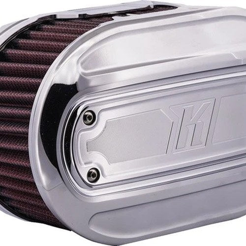 Kodlin Oval Air Cleaner Chrome #K29245 Harley Davidson