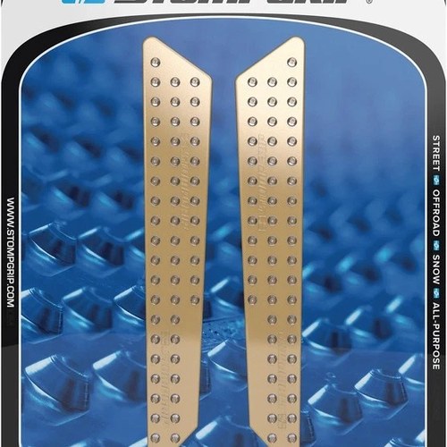 Stomp Volcano Profile Traction Pad Tank Grips Clear #55-10-0208C Triumph