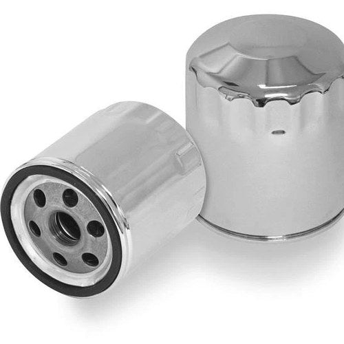 Twin Power Magnetic Oil Filter Chrome #603600 Harley Davidson