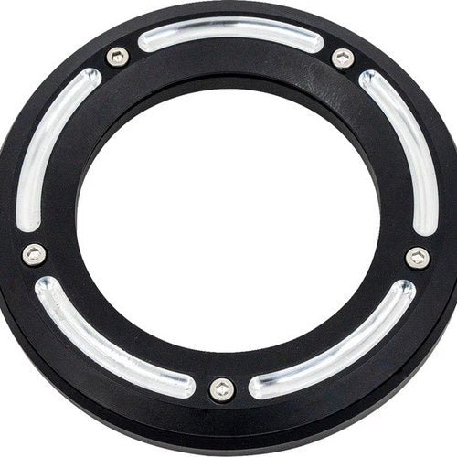 Trask Assault Derby Cover Reverse Cut Black/Silver #TM-0040RC