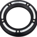 Trask Assault Derby Cover Reverse Cut Black/Silver #TM-0040RC