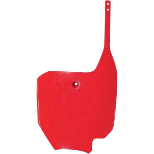 UFO Number Plate Front 00-19 CR Red HO03624070 for Honda CR 80/CR 85