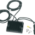 Compu-Fire 38 Amp Voltage Regulator Finned Black #55150 Harley Davidson