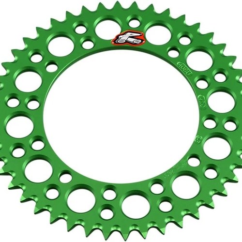 Renthal 420 Ultralight Aluminum Rear Sprocket 46T Green 408U-420-46GEGN
