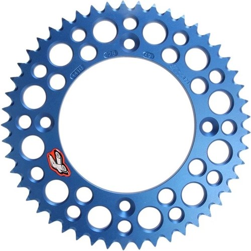 Renthal 428 Ultralight Aluminum Rear Sprocket 49T Blue #441U-428-49GPBU