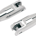 Accutronix Rear Bolt-On Footpeg Mounts Chrome #FPMT501-C Harley Davidson