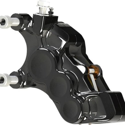 Arlen Ness Tech 6 Piston Front Left Brake Caliper Black 11.8" #02-215