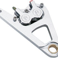 PM 4-Piston Classic Caliper for Springer Front Right 11.5" Polished 1217-0017P