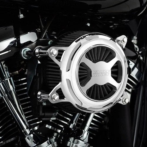 Vance & Hines VO2 X Air Cleaner Kit Chrome 72345 Harley Davidson