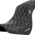 Saddlemen Sdc Performance Gripper Seat White Stitch #284857 Harley Davidson