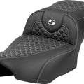 Saddlemen RoadSofa DS Extended Reach Seat White Stitch #823-07-20906