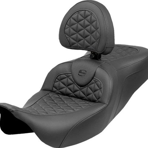 Saddlemen RoadSofa TG Extended Reach Seat With Backrest #808-07B-211B0