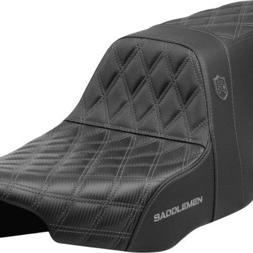 Saddlemen Sdc Performance Gripper Seat Gray Stitch #SC-82307D2 Harley Davidson