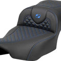 Saddlemen RoadSofa DS Extended Reach Seat Blue Stitch #823-07-20901