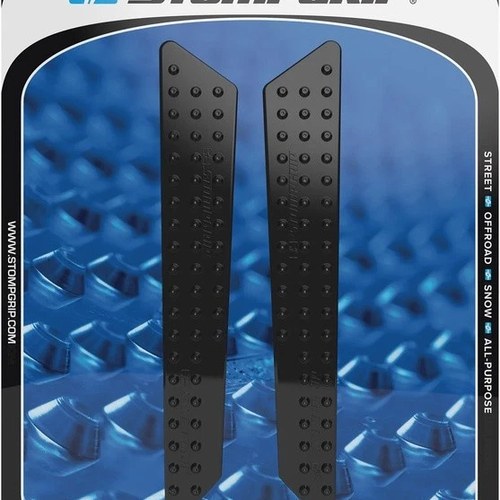 Stomp Volcano Profile Traction Pad Tank Grips Black #55-10-0208B Triumph