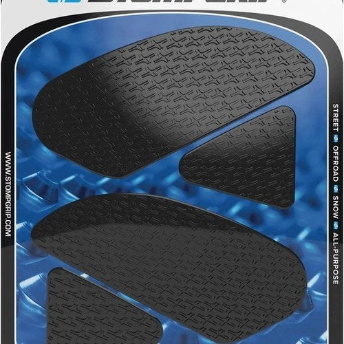 Stomp Icon Profile Traction Pad Tank Grips Black for Honda CBR300R 2015-2021