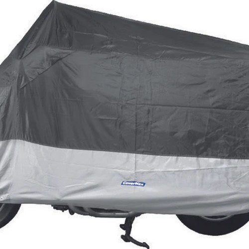 BikeMaster Covermax Lightweight Sportbike/Cruiser Cover Large Black/Gray