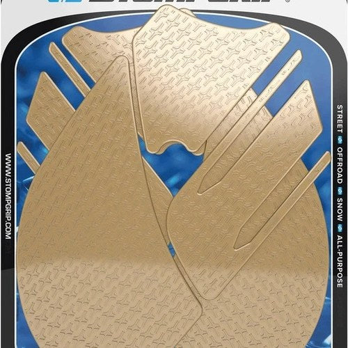 Stomp Icon Profile Traction Pad Tank Grips Clear #55-14-0042C for Kawasaki