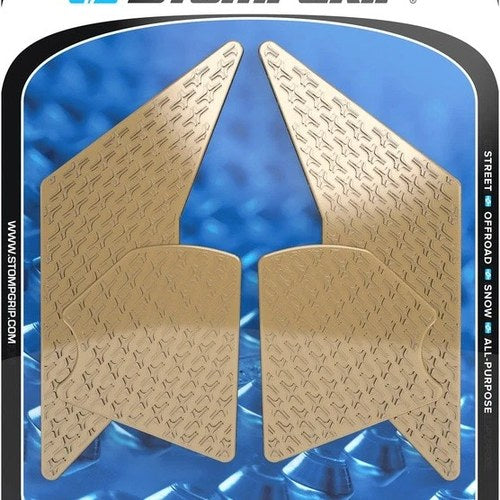 Stomp Icon Profile Traction Pad Tank Grips Clear for Yamaha XTZ700 Tenere