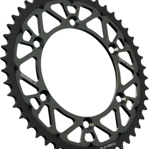 JT TwinStar Hybrid Rear Sprocket 520 51T Black #JTX808.51GR for Suzuki/Kawasaki