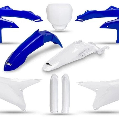UFO Complete Plastics Kit 25 Special Blue/White for Yamaha YZ450F/YZ250F