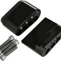 LA Choppers Passenger Floorboard Short Comfort Kit Black #LA-7090-10