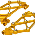 Arlen Ness Mini Diamond Driver Floorboards Gold #410-048 Harley Davidson