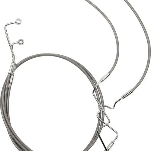 Magnum XR Lower Brake Line Stainless Steel/Chrome #SSC1136-00 Harley Davidson