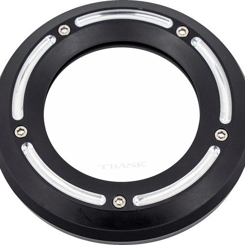 Trask Assault Derby Cover Reverse Cut Black/Silver #TM-0042RC