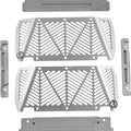Moose Radiator Guard Silver for Suzuki/Kawasaki DRZ400/KLX400R/KLX400SR