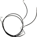 Magnum XR Lower Brake Line Black/Chrome Harley Davidson Fltrk Road Glide Limited