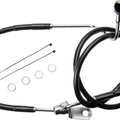 Drag Specialties Rear Non-ABS Brake Line Black #264537 Harley Davidson
