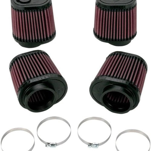 K&N Clamp-On Air Filters Oval Taper for Yamaha VMX1200 Vmax 85-86,88-07