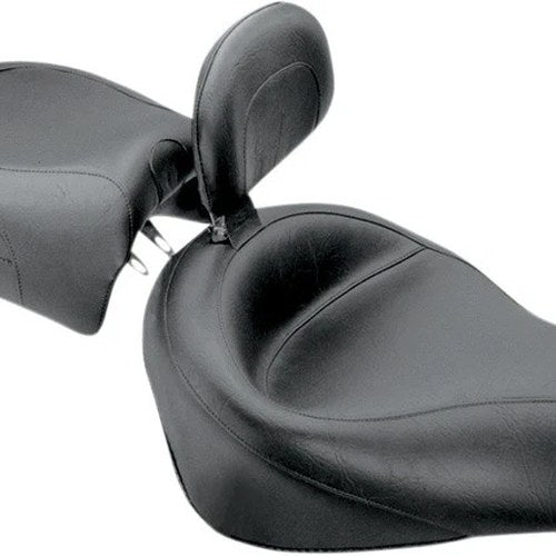 Mustang Vintage Wide Touring Seat With Driver Backrest #79141 for Honda Valkyrie