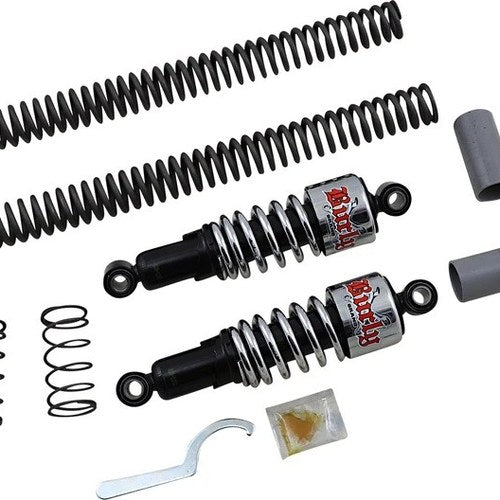 Burly Slammer Suspension Drop Kit Chrome #B28-1003 Harley Davidson Dyna