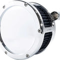 Feuling BA Series Air Cleaner Chrome With Solid Cover/Black Filter #5557