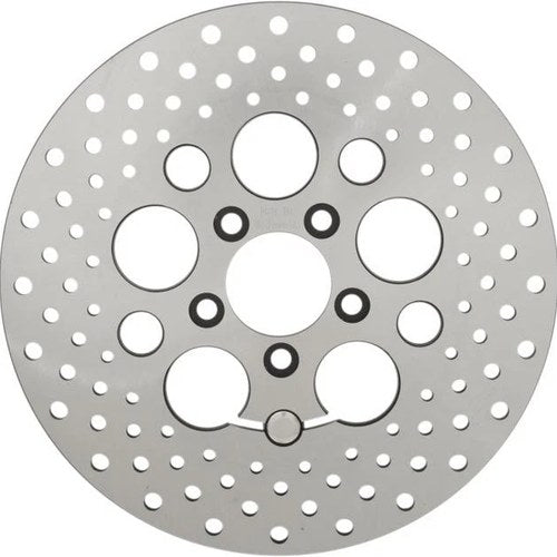 DS Stainless Drilled Brake Rotor Rear Harley Davidson 145220