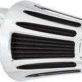 Arlen Ness Monster Sucker 90-Degree Air Cleaner Kit Deep Cut Chrome Harley M8