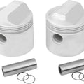 DS Piston Set 3-3/16" +.040" Bore 9:1 Compression Ratio Harley Davidson #139693