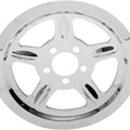 DS Chrome Outer Rear Pulley Insert Harley Davidson Sportster 50/883/1200 #142812