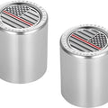 Figurati Designs Short/Thin Docking Hardware Covers US Flag Red Line Polished
