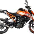 Leo Vince LV One Evo Slip-On Muffler Stainless/Carbon Fiber #14185E KTM 390 Duke