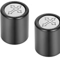 Figurati Designs Short/Fat Docking Hardware Covers Cross Black
