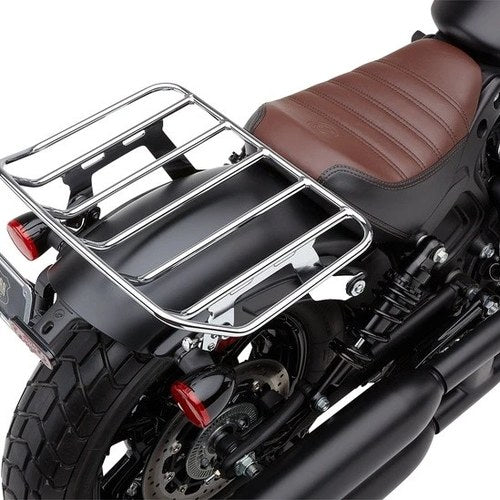 Cobra Big-A Detachable Luggage Rack for Solo Seat Chrome Indian Scout Bobber