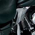Kuryakyn AirMaster Reflective Saddle Shields Smoke #1196 Harley Davidson