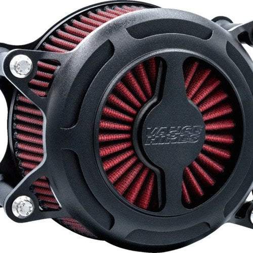 Vance & Hines VO2 Blade Air Cleaner Wrinkle Black #41110 Harley Davidson